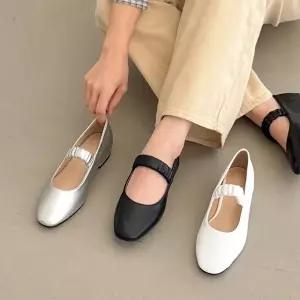 플랫구두 정장구두 펌프스 여성구두단화 플랫슈즈 봄-WFNSKZD