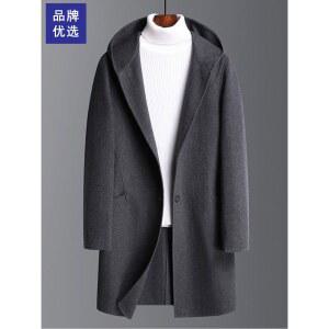 남자반코트 하프 코트 반 가을 캐주얼 트렌치 봄 비지니스 맥 간절기