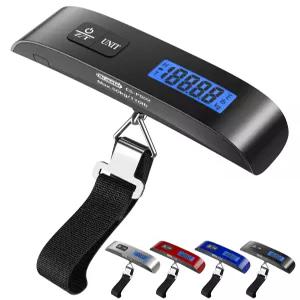 닥터미터 수하물 저울 여행 필수품 디지털 백라이트 LCD 디스플레이 휴대용 캐리어 고무 페인트 온도 센서