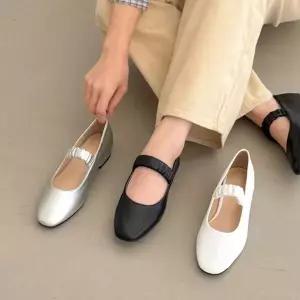 플랫구두 정장구두 펌프스 여성구두단화 플랫슈즈 봄-WFNSKZD