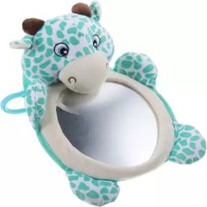 사슴 모양 디자인의 조정 가능한 뷰 뒷좌석 거울 자동차 실내 사각지대 관찰 장식 안전 액세서리