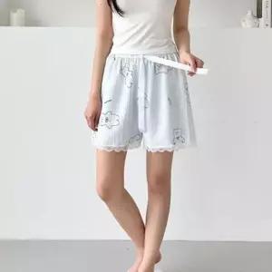 [라일리여성언더웨어] Rly 여성 여름 잠옷 숏팬츠 캐릭터 레이스 반바지 1