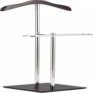 마이 기프트 우드와 메탈 발렛 및 슈트 스탠드 이그제큐티브 남성 의류 정리함 랙 코트 바지 행거