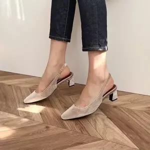 토오픈 슬링백 키높이 여성화 정장구두 샌들 웨지힐-WFNSLM8