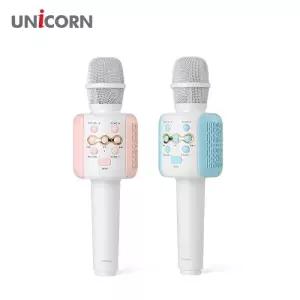 유니콘 KTV-300G 블루투스 노래방마이크 무선 휴대용 가정용 강의용 캠핑용 대용량 스피커 고급 행사 용품