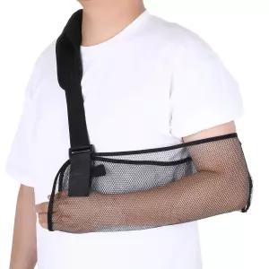 엘리베이트테크 메쉬 팔 어깨 슬링 통기성 이모빌라이저 샤워 조절 가능 좌우 편안함 타입 남성 여성