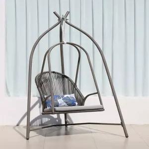 라탄 흔들의자 스윙체어 거실 야외 로렌 베란다 안락의자