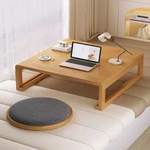 접이식 다다미티테이블 좌식 확장형 다과 호두색 일본풍
