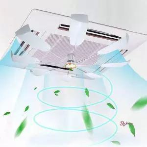 에어컨실링팬 에어가이드 가림막 바람 바람막이 가드 날개 에어 가게 사무실 업소 순환qrs657