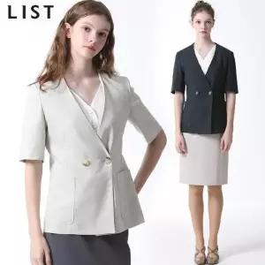 [리스트][리스트(LIST)] 린넨 카라 반팔 자켓 (택가격 298000원)