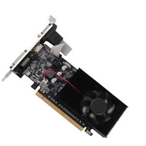 ASHATA GT 210 그래픽 카드 1GB DDR3 64비트 PCI Express 2.0 DirectX 10.1 싱글 팬 HDMI DVI VGA PC용 인터페이스