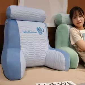 등받이쿠션 삼각 의자 쇼파 사무실 허스키 라텍스