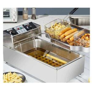 튀김로 프라이드 리터 5KW 전기 업소용 치킨 4KW 전기튀김기 스테인레스 튀김기