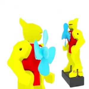 선풍기 가정용 1개 조용한 거실 집콕과학 만들기 로봇pqr182