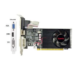 Xynsviu 그래픽 카드 GPU 지원 VGA HDMI DVI 듀얼 모니터 출력 비디오 - 게이밍 PC 저프로파일 타르제타 그라피카 (GT210 1G)