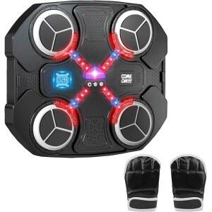 어린이용 음악 복싱 기계 벽걸이 블루투스 스마트 펀칭 패드 훈련 장비 글러브 남학생용 생일 선물 스포츠 장난감 5 6 7 8 9 10 11 12