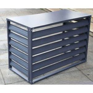 커버 햇빛가리개 3면루버 일반 냉방비 철제 방수 열차단 햇빛 에어컨실외기