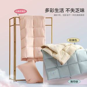 꿀잠 료칸 침구세트 베개 흰색 침대 바람 세트 수출 매트 덕다운 순면 바닥