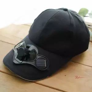 선풍기 거실 조용한 가정용 태양열 등산 모자 여름 야외 태양광 아이디어상품opq928