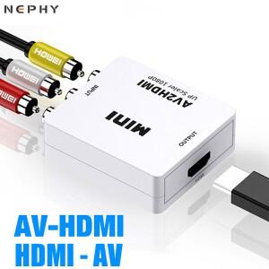 AV RCA to HDMI/HDMI 컴포지트 컨버터 1080P CVSB 멀티 아웃 케이블 어댑터 플스호환 2 3 4 5 TV Box HD 비