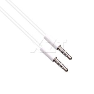 4 극 1m 3.5mm 오디오 케이블 남성-남성 레코드 자동차 Aux 헤드폰 연결 MP3 연장 인터페이스