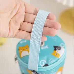 깔끔 보냉 파우치세트 일러스트 텀블러 패턴 4종 SSH-078