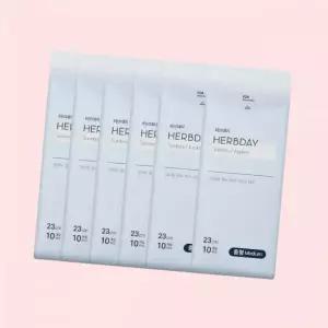 허브데이 생리대 중형 6팩 (60p) herbday m6 4616025