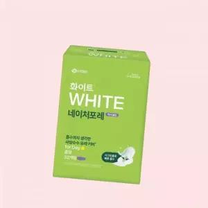 화이트 네이처포레 생리대 맥시슬림 중형 32매 X 1EA 맥시 슬림 날개형 32p 4615910