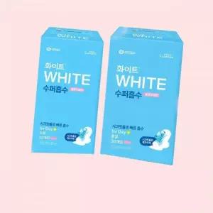화이트 수퍼흡수 생리대 중형 36매 1팩+1팩 외 4605123