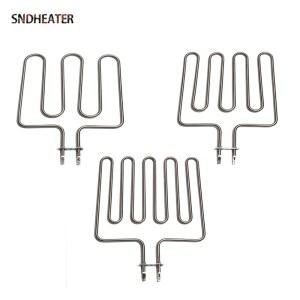 SNDHEATER 전기 사우나 히팅 엘리먼트 3U 4U 5U 에어 드라이 오븐 히터 110v 220v 380v 1500w 2000w 3000w 스토브 그릴 예비 부품