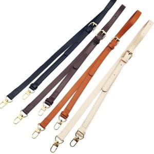 1피스 조정 가능 교체 스트랩 크로스 바디 백 미니 소형 소형 가방에 대 한 PU 가죽 어깨 Pochette 블랙 너