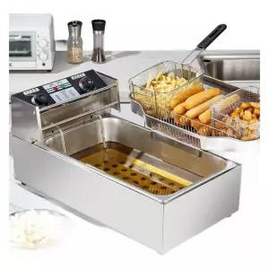 전기 튀김기 업소용 돈까스 플립 모델-소형 후면 20L