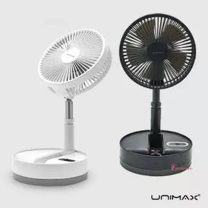 접이식선풍기 블랙 리모컨 폴딩 8인치 유니맥스pqr313