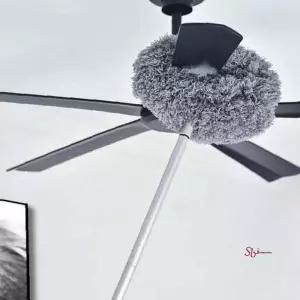 에어컨실링팬 가드 에어가이드 3단 바람막이 가림막 에어 날개 롱청소 먼지털이 천장 브러쉬ijk577