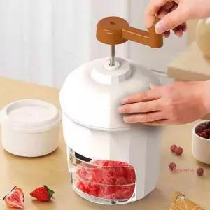 눈꽃빙수기 기계 빙삭기 분쇄기 얼음 가는 우유 쇄빙기tuv051