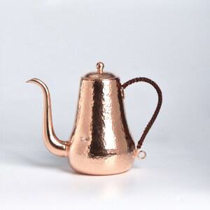 구리 커피주전자 카페 700ml 손잡이 1L 냄비 1 901mL 커피포트 바리스타 양조 빈티지 동주전자 학부리 포트