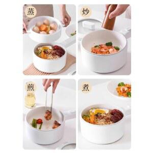 분리형 멀티쿠커 라면 전기그릴 쿠커 2L 발열체 전기웍 그릴 소형 멀티 전골