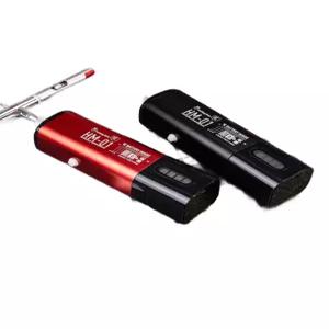 하비미오 레드 휴대용 경량 에어 콤프 무선 hm-01 해이프 공기 세트 단일 스프레이건