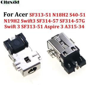 1x 노트북 DC 잭 전원 충전 커넥터 포트 Acer N18H2 S40-51 SF314-57 Swift 3 Aspire A315-34