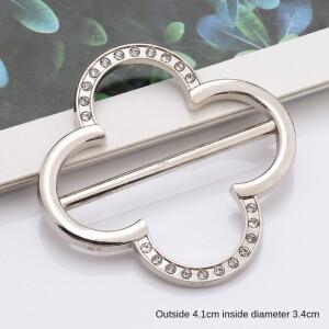 패션 조절 가능 셔츠 링 벨트 및 스카프 다용도 버클 액세서리 슬림 일상 사용