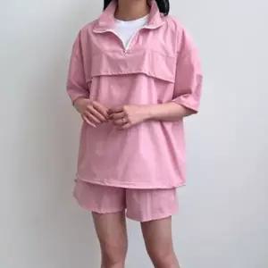 [텐바이텐]여성 아노락 반팔 반바지 세트 여름 트레이닝 엄마등원룩 셋업