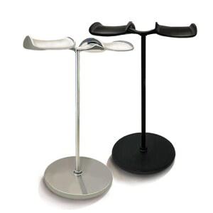 셋거치대 오디오랙 폰거치대 홀더 USB허브 선반 5cm 실버 원목 플로어 책상 알루미늄합금 높이24 ABS