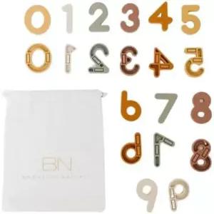 브루클린 뉴트럴 보호 에스테틱 실리콘 마그네틱 숫자 20피스 놀이 세트 - 용 무독성 자석 현대 교육용