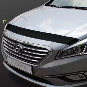 [골드스마일]소나타 후드 버그 가드 본넷 보호 크롬 몰딩