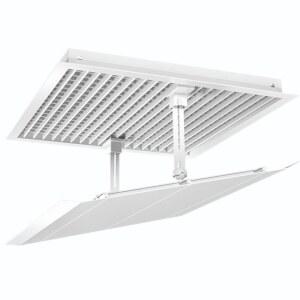 중앙 냉난방 바람막이 30 사무실 플라스틱 에어컨 이중날개 체인 덕트 드라이어 송풍구 약관 그릴 침실 30CM 보온면 스트레이트