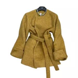 코트 모직 금성여자 여성 루즈핏 오버핏 노카라코트 롱코트 울 여자 노카라 아우터 겨울 롱