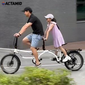 가족용 커플자전거 한강 관광지 로드 다인승 탠덤 2인용자전거 22인치 3인승 특수 2인승