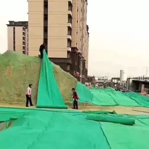 건설현장 매트 공사 부직포 미끄럼방지 덮개 50m 방진