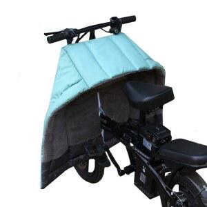 전기자전거 방수 눈오는날 분할형 겨울 커버 바람막이 배터리카 모델 다크 1 접이식 패딩