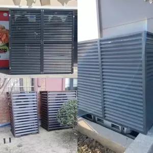 야외 실외기 덮개 보호 에인젤 프레임 메쉬 햇빛 발코니